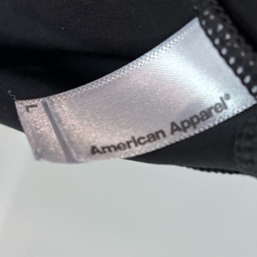 American Apparel faux-leather hoodie - Picture 6 of 7